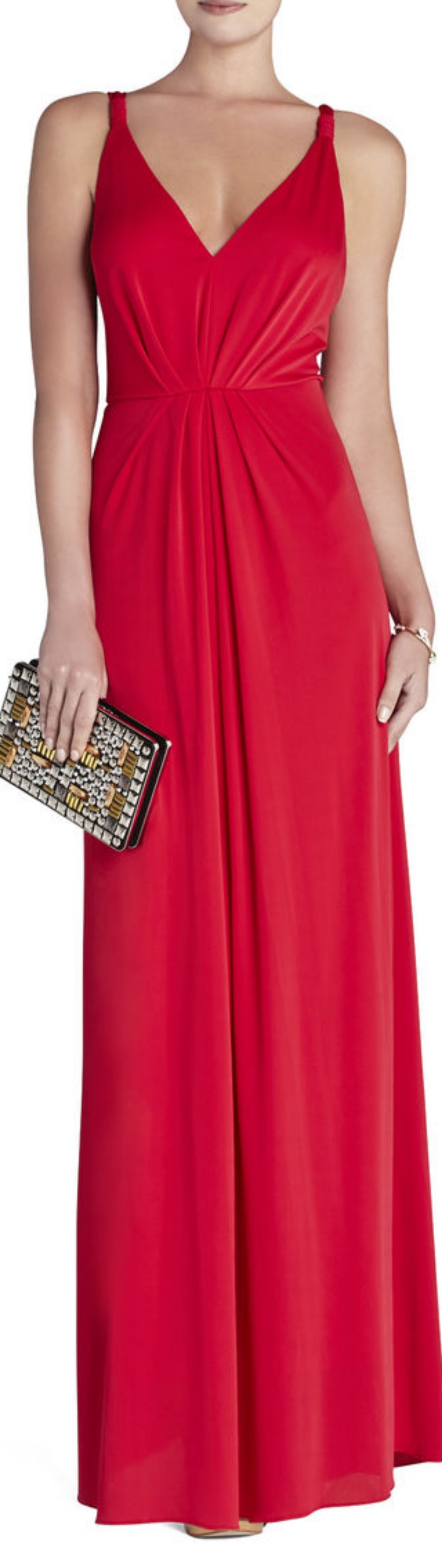 Bcbg Hali V-Neck Gown